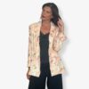 Giacca Stile Blazer con Paillettes